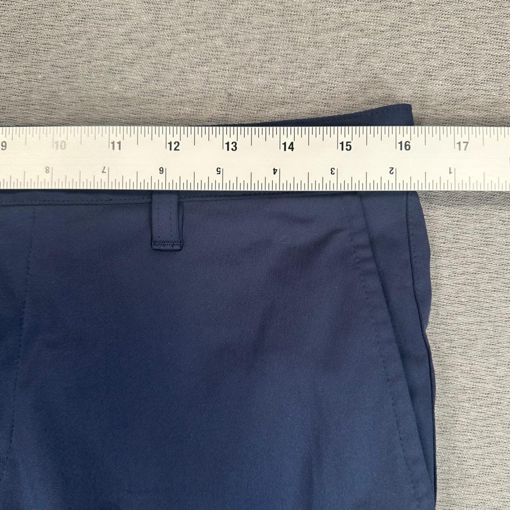 Rhone Commuter City Chino Pants Mens 31 Navy Blue Slim Tapered Ankle Zip Tech - Picture 4 of 13